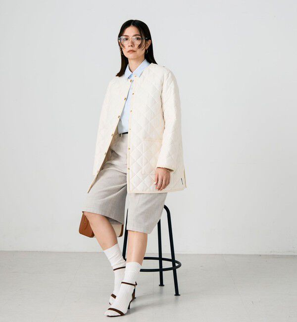 NOLLEY'S「【Traditional WeatherWear/トラディショナルウェザーウェア】ARKLEY A-LINE MIDDLE」|ノーカラーコート|