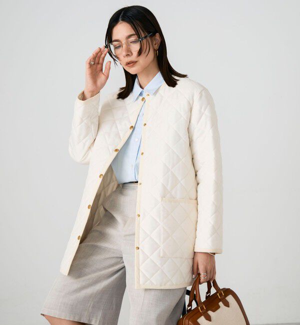 NOLLEY'S「【Traditional WeatherWear/トラディショナルウェザーウェア】ARKLEY A-LINE MIDDLE」|ノーカラーコート|
