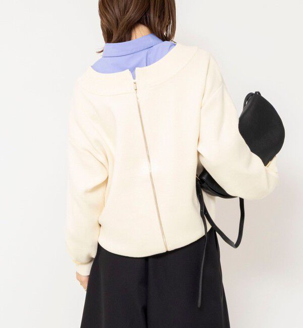 NOLLEY'S「【WEB限定】ウォッシャブルダブルジップ2WAYニット」|カーディガン|