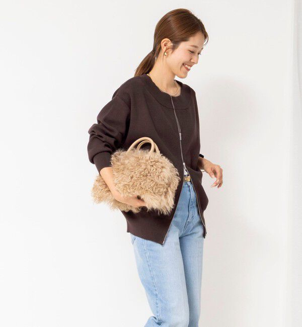 NOLLEY'S「【WEB限定】ウォッシャブルダブルジップ2WAYニット」|カーディガン|