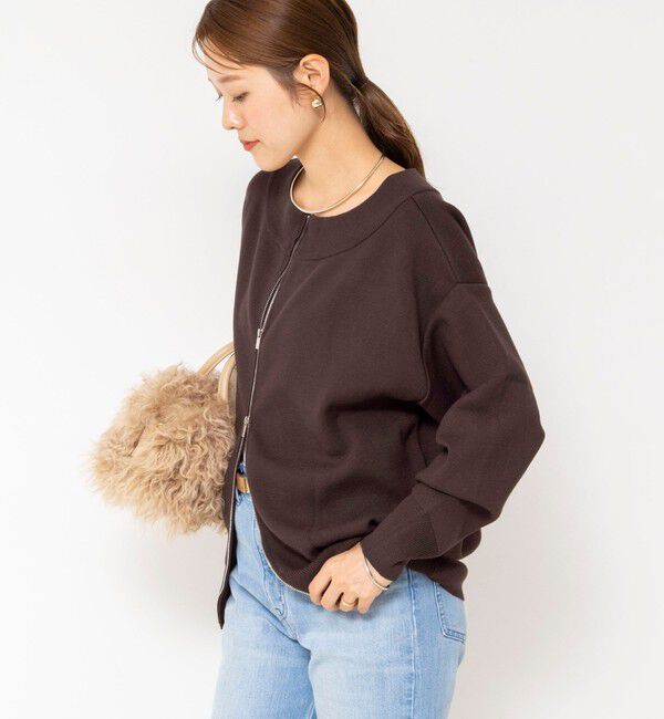 NOLLEY'S「【WEB限定】ウォッシャブルダブルジップ2WAYニット」|カーディガン|
