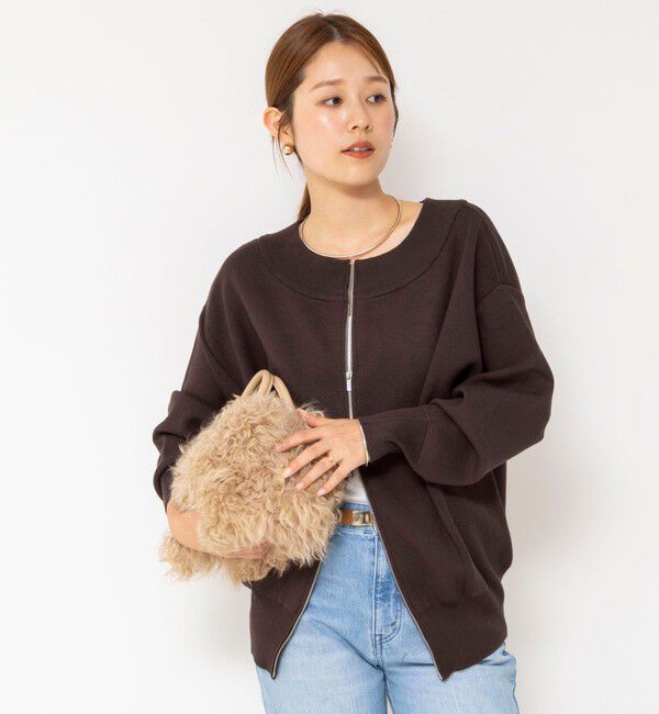 NOLLEY'S「【WEB限定】ウォッシャブルダブルジップ2WAYニット」|カーディガン|