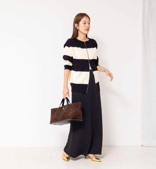 NOLLEY'S「【WEB限定】ウォッシャブルダブルジップ2WAYニット」|カーディガン|