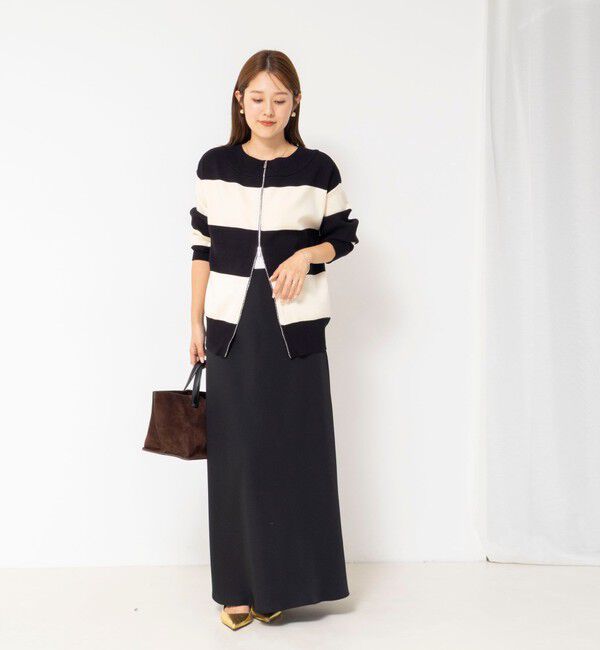 NOLLEY'S「【WEB限定】ウォッシャブルダブルジップ2WAYニット」|カーディガン|