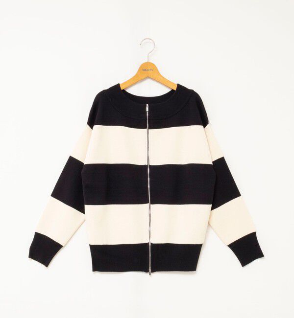 NOLLEY'S「【WEB限定】ウォッシャブルダブルジップ2WAYニット」|カーディガン|