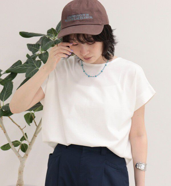 fredy emue「シルケットタックデザインTシャツ」|Tシャツ・カットソー|オフホワイト