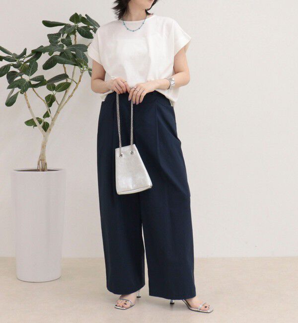 fredy emue「シルケットタックデザインTシャツ」|Tシャツ・カットソー|
