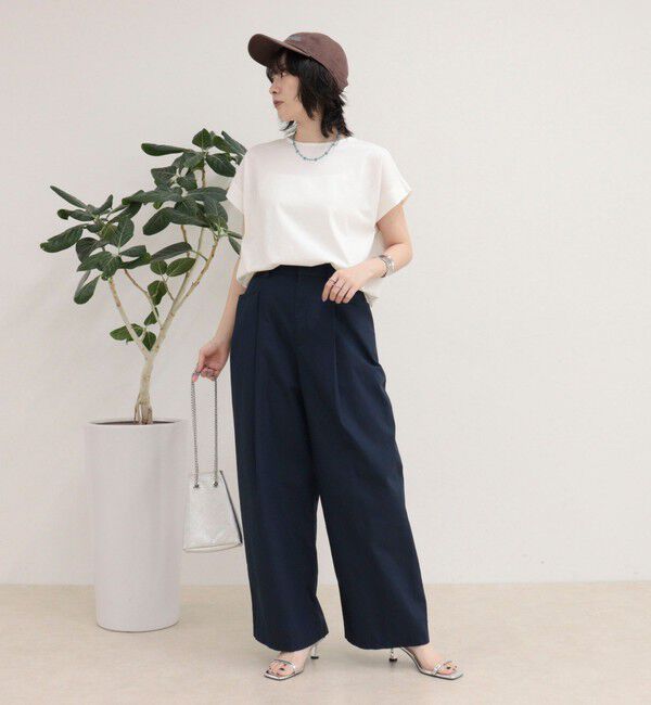 fredy emue「シルケットタックデザインTシャツ」|Tシャツ・カットソー|