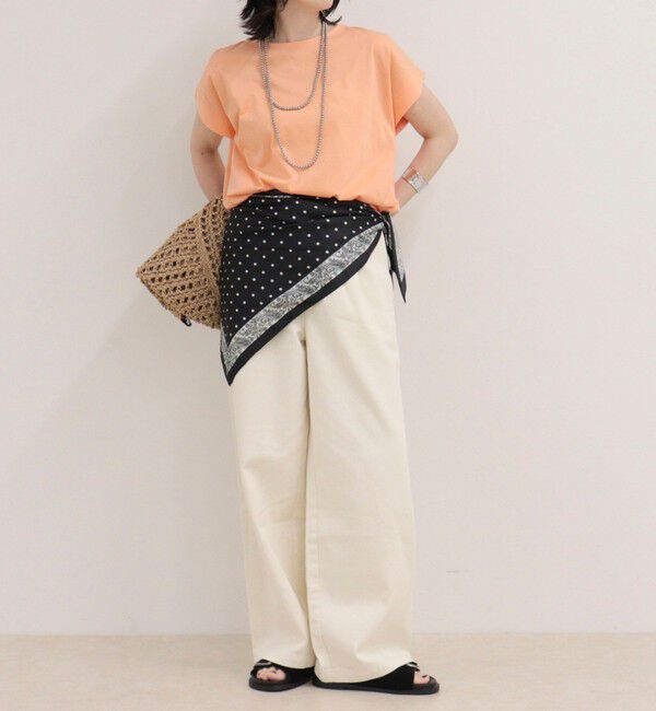 fredy emue「シルケットタックデザインTシャツ」|Tシャツ・カットソー|