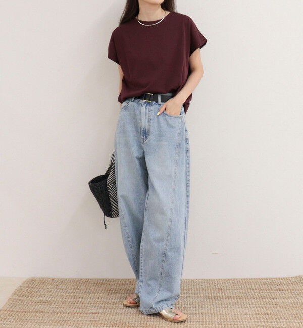 fredy emue「シルケットタックデザインTシャツ」|Tシャツ・カットソー|
