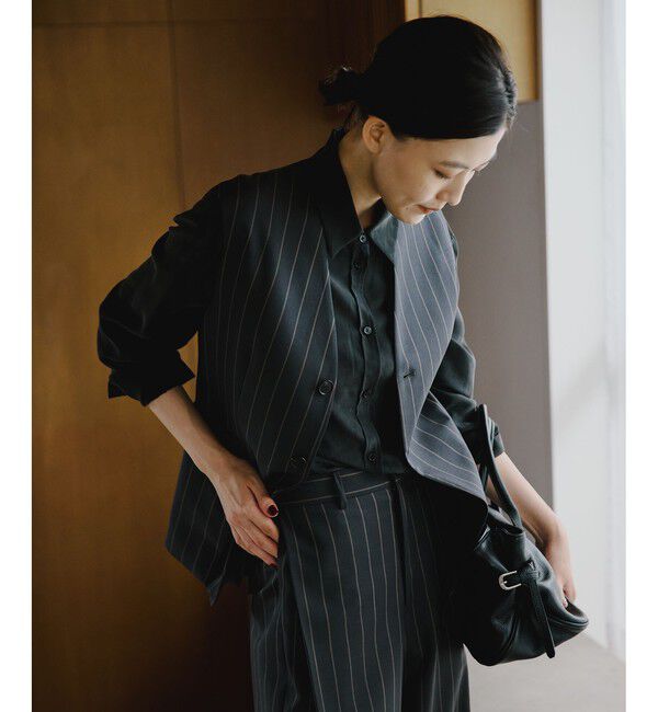 SALON adam et rope'「【WEB限定】ナチュラルレザー2WAYサイドベルトバッグ」|ショルダー・メッセンジャー|