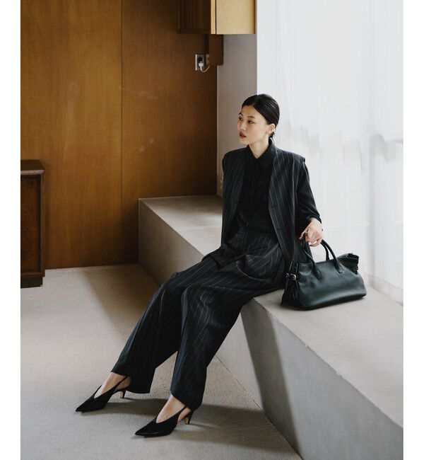 SALON adam et rope'「【WEB限定】ナチュラルレザー2WAYサイドベルトバッグ」|ショルダー・メッセンジャー|