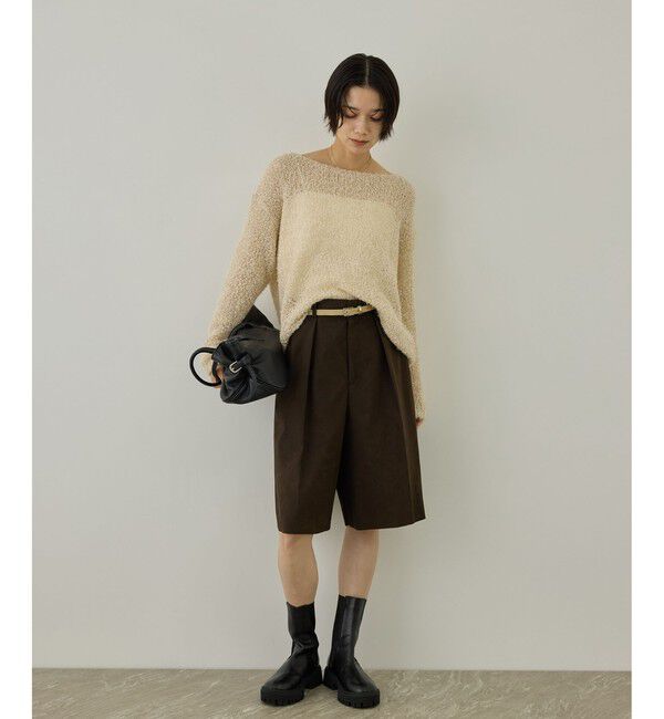 SALON adam et rope'「【WEB限定】ナチュラルレザー2WAYサイドベルトバッグ」|ショルダー・メッセンジャー|