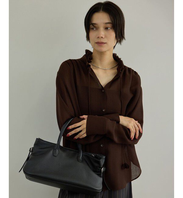 SALON adam et rope'「【WEB限定】ナチュラルレザー2WAYサイドベルトバッグ」|ショルダー・メッセンジャー|