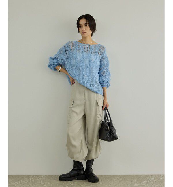 SALON adam et rope'「【WEB限定】ナチュラルレザー2WAYサイドベルトバッグ」|ショルダー・メッセンジャー|