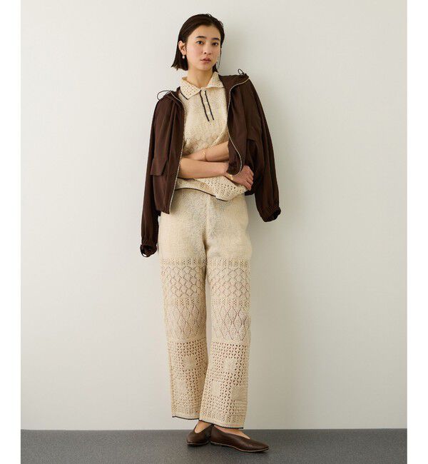 ROPE「【COOHEM(コーヘン)】SUKASHI EMBOSSED KNIT/セットアップ対応」|ニット・セーター|