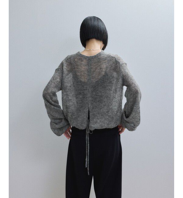 ADAM ET ROPE'「【WEB限定】ボリュームスリーブモヘアプルオーバー」|ニット・セーター|
