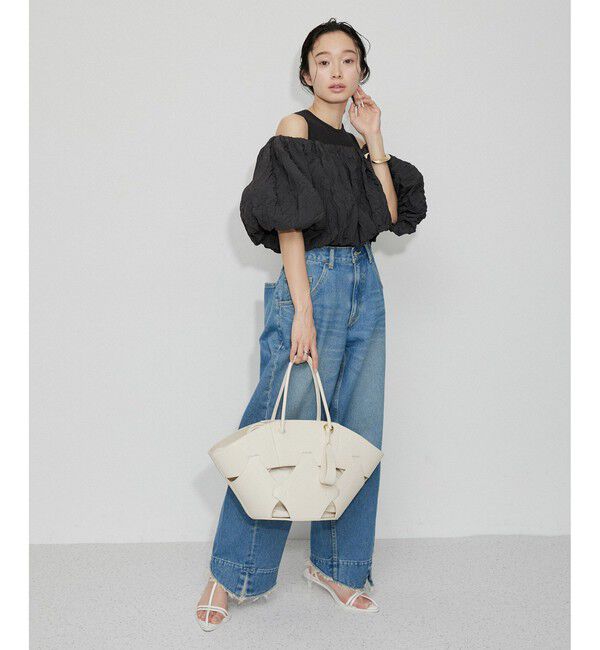 ADAM ET ROPE'「【WEB限定】ニットタンクセットクロップドプルオーバー」|その他|
