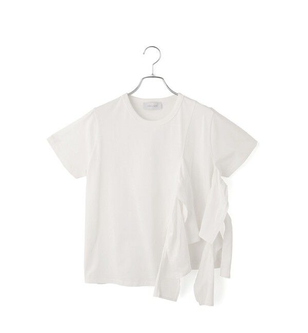 ADAM ET ROPE'「【サステナブル】リボンプルオーバー/接触冷感/UVカット/吸水速乾」|Tシャツ・カットソー|