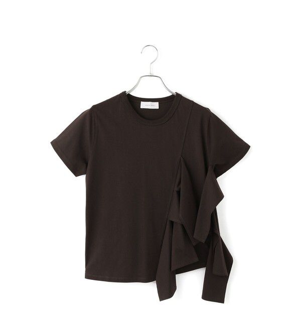 ADAM ET ROPE'「【サステナブル】リボンプルオーバー/接触冷感/UVカット/吸水速乾」|Tシャツ・カットソー|