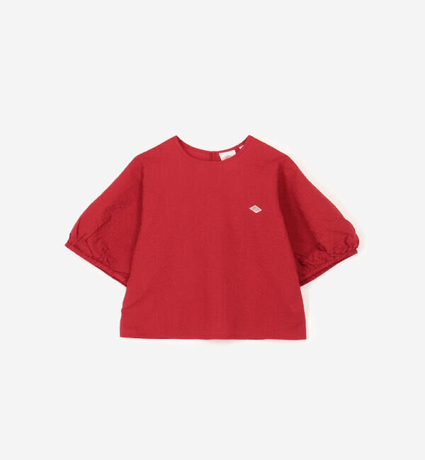 DANTON「DANTON | コットンローン 半袖プルオーバーシャツ WOMEN」|シャツ・ブラウス|