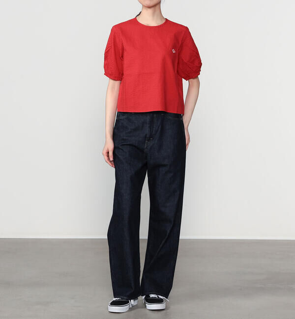 DANTON「DANTON | コットンローン 半袖プルオーバーシャツ WOMEN」|シャツ・ブラウス|