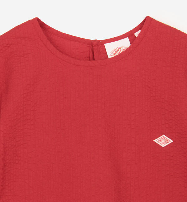 DANTON「DANTON | コットンローン 半袖プルオーバーシャツ WOMEN」|シャツ・ブラウス|