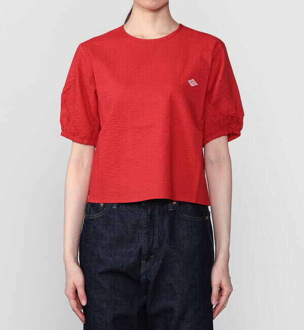DANTON「DANTON | コットンローン 半袖プルオーバーシャツ WOMEN」|シャツ・ブラウス|