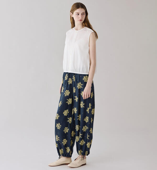 LE GLAZIK「LE GLAZIK | シアーサッカー ノースリーブシャツ WOMEN」|シャツ・ブラウス|