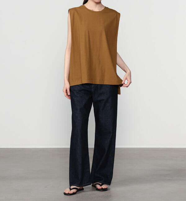  「ADAWAS |〈別注〉コットンジャージー フレアタンクトップ WOMEN」|Tシャツ・カットソー|