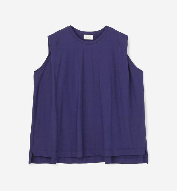  「ADAWAS |〈別注〉コットンジャージー フレアタンクトップ WOMEN」|Tシャツ・カットソー|NAVY