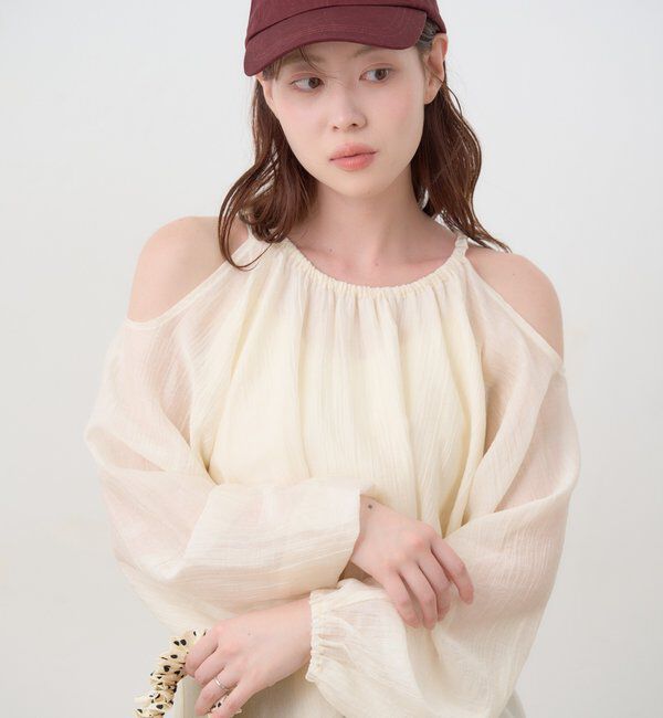  「【S.Lサイズ展開】カットアウトブラウス」|シャツ・ブラウス|