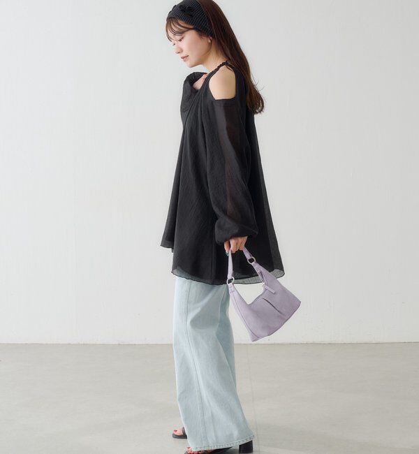  「【S.Lサイズ展開】カットアウトブラウス」|シャツ・ブラウス|