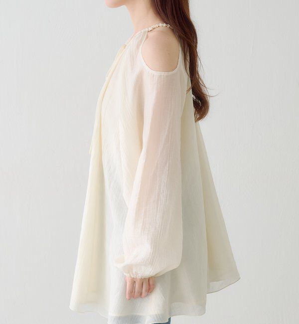  「【S.Lサイズ展開】カットアウトブラウス」|シャツ・ブラウス|