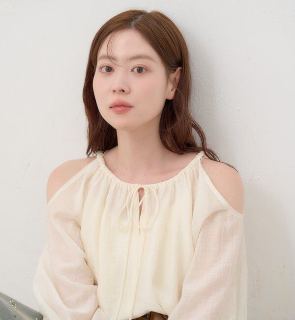  「【S.Lサイズ展開】カットアウトブラウス」|シャツ・ブラウス|