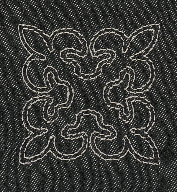  「【刺繍モノグラム】デニム2WAYミニボストンバッグ」|ボストンバッグ|