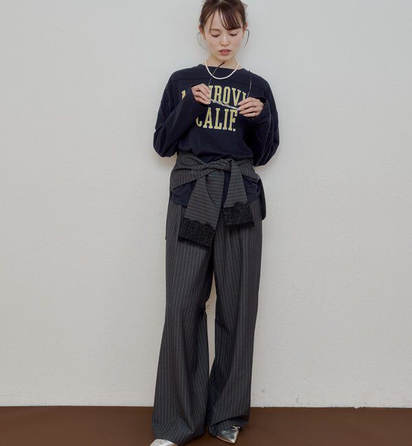  「カレッジロゴロンT」|Tシャツ・カットソー|