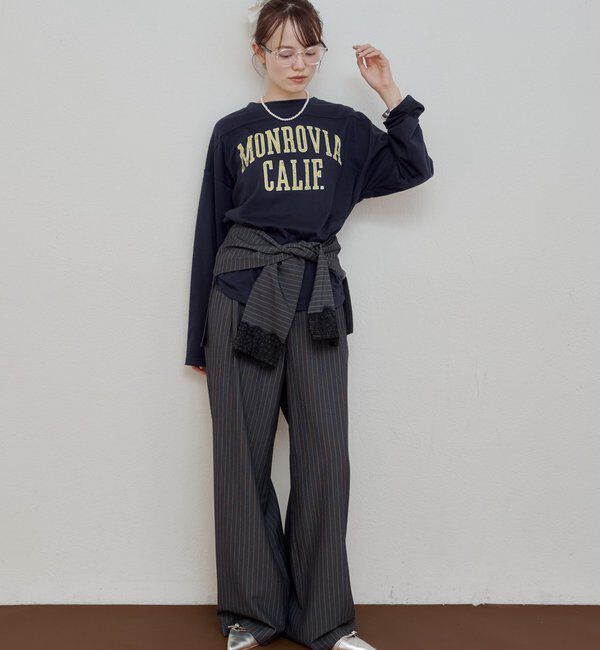  「カレッジロゴロンT」|Tシャツ・カットソー|