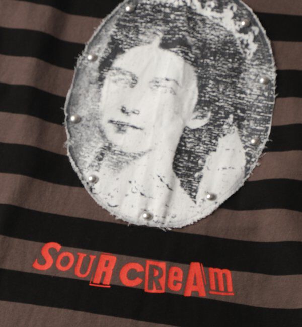  「【Sourcream】VenusボーダーL/STEE」|Tシャツ・カットソー|