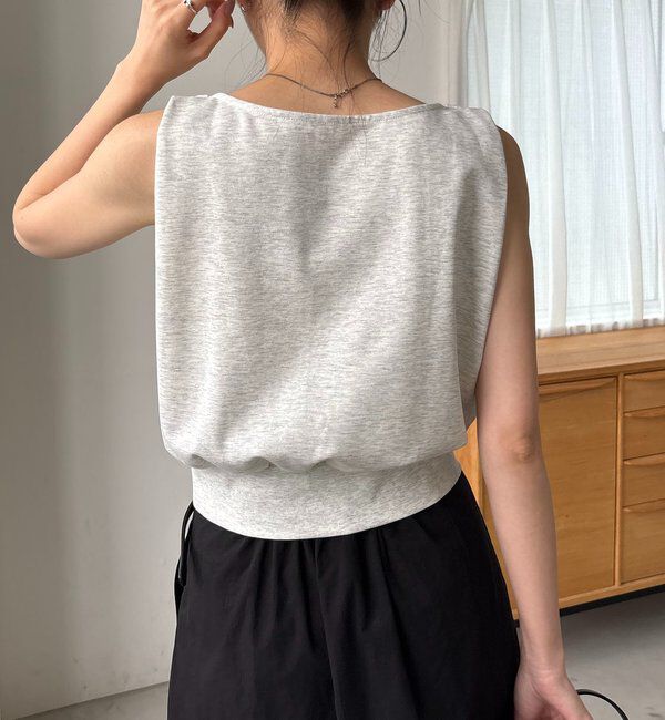  「ドレープノースリT」|Tシャツ・カットソー|