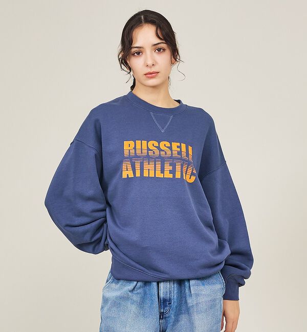 ABAHOUSE「【RUSSELL ATHLETIC / ラッセル アスレティック】Nu Blen」|Tシャツ・カットソー|ネイビー