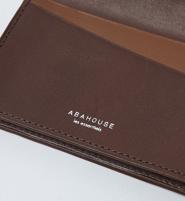 ABAHOUSE「【ABAHOUSE　les essentiels】定番名刺入れ / カードケース」|名刺入れ・カードケース|ブラウン