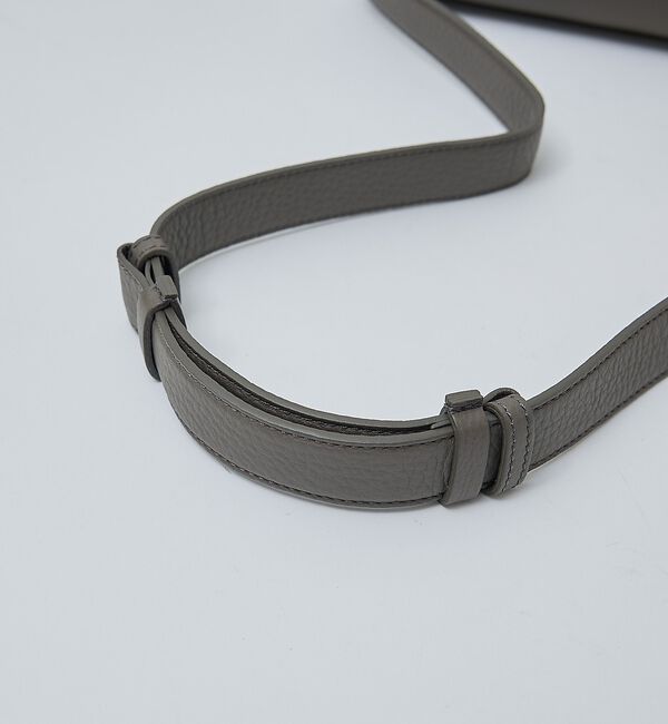 ABAHOUSE「【UNISEX】NATURAL SHRINK LEATHER - SHOULDE」|ショルダー・メッセンジャー|