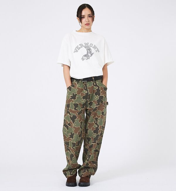 ABAHOUSE「【REMI RELIEF / レミレリーフ】SP加工 / VERMONT ロゴT」|Tシャツ・カットソー|