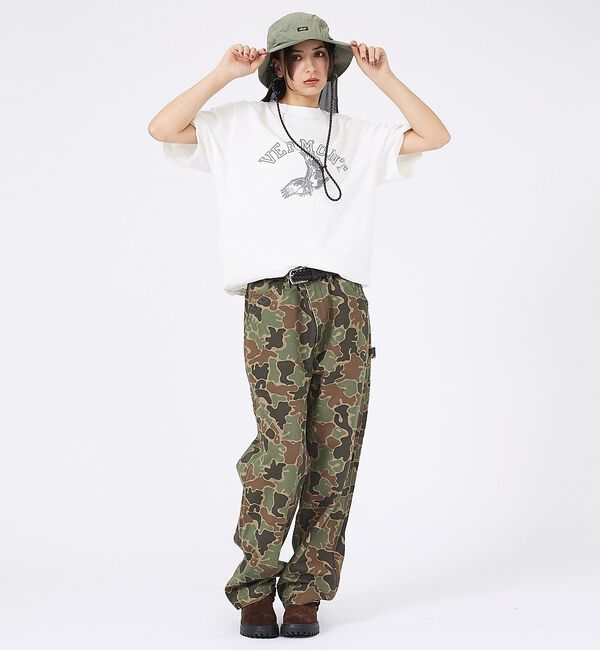 ABAHOUSE「【REMI RELIEF / レミレリーフ】SP加工 / VERMONT ロゴT」|Tシャツ・カットソー|