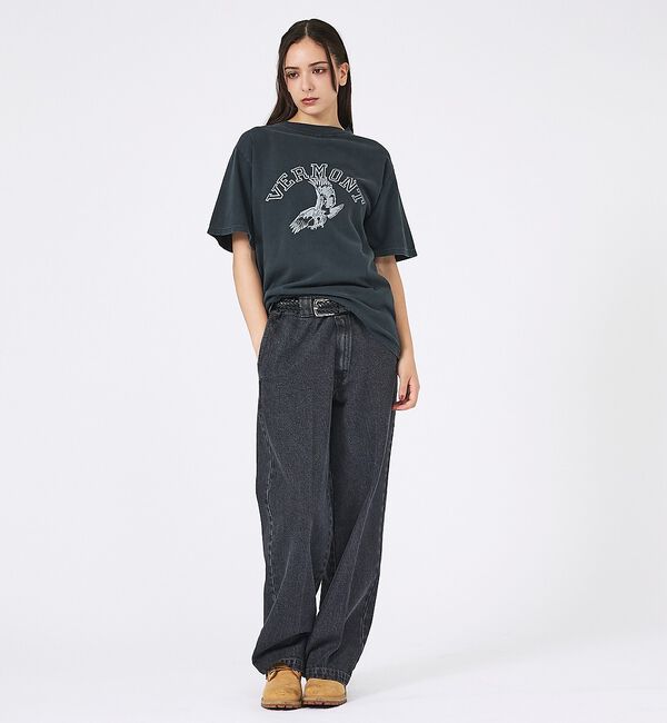 ABAHOUSE「【REMI RELIEF / レミレリーフ】SP加工 / VERMONT ロゴT」|Tシャツ・カットソー|