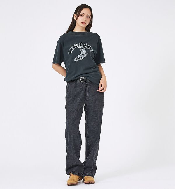 ABAHOUSE「【REMI RELIEF / レミレリーフ】SP加工 / VERMONT ロゴT」|Tシャツ・カットソー|