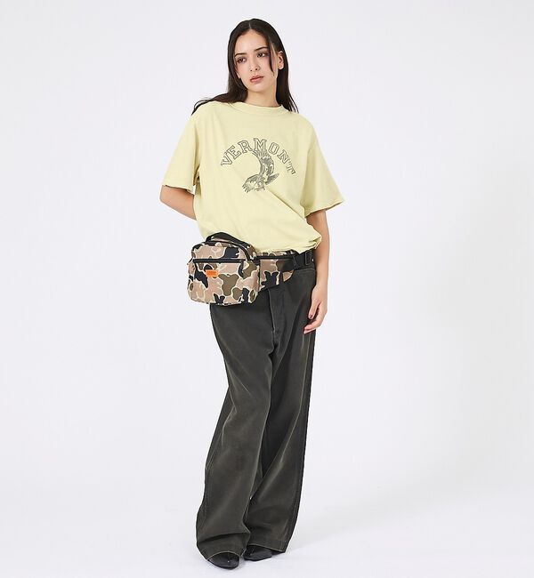 ABAHOUSE「【REMI RELIEF / レミレリーフ】SP加工 / VERMONT ロゴT」|Tシャツ・カットソー|