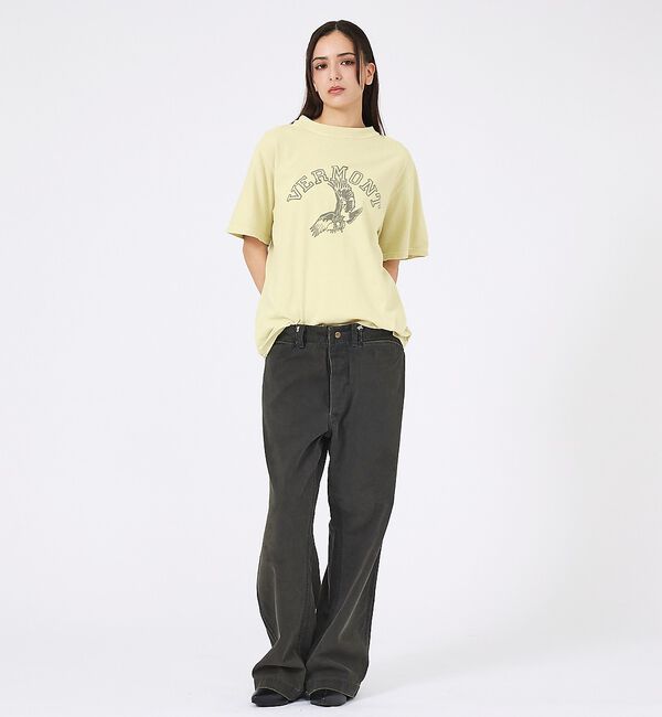 ABAHOUSE「【REMI RELIEF / レミレリーフ】SP加工 / VERMONT ロゴT」|Tシャツ・カットソー|