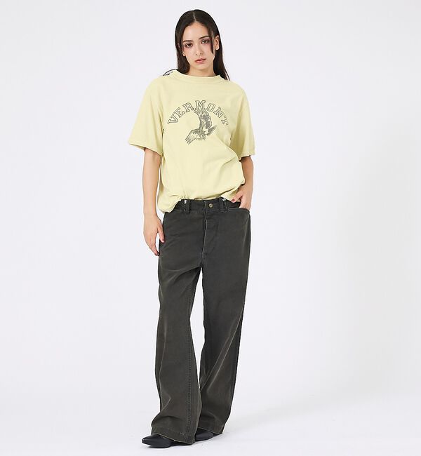 ABAHOUSE「【REMI RELIEF / レミレリーフ】SP加工 / VERMONT ロゴT」|Tシャツ・カットソー|